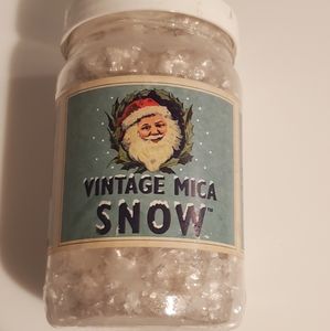 Vintage Mica Snow